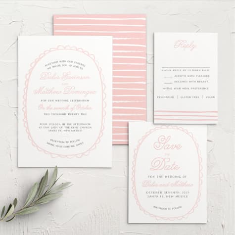 Rustic Doodle Wedding Invitations