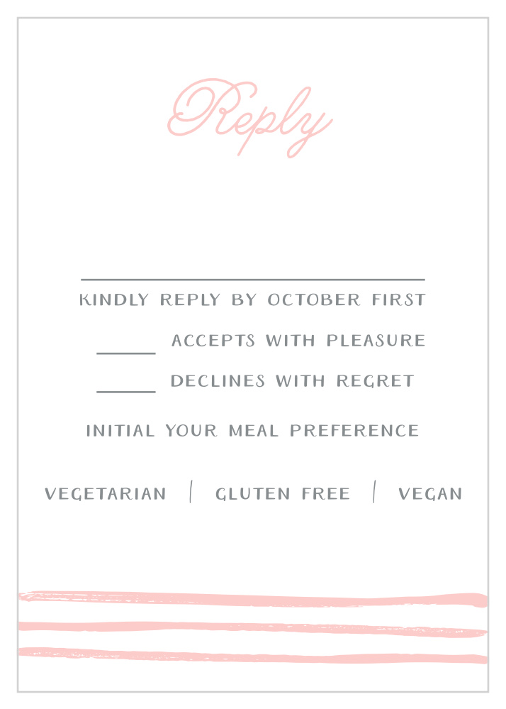 Rustic Doodle Response Cards