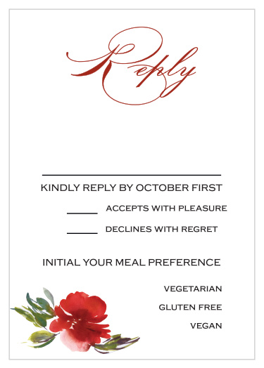 Christmas Pine Response Cards