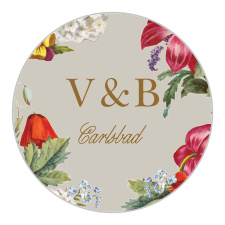 Give your wedding stationery an extra splash of beauty with our Antique Flowers Wedding Stickers.
