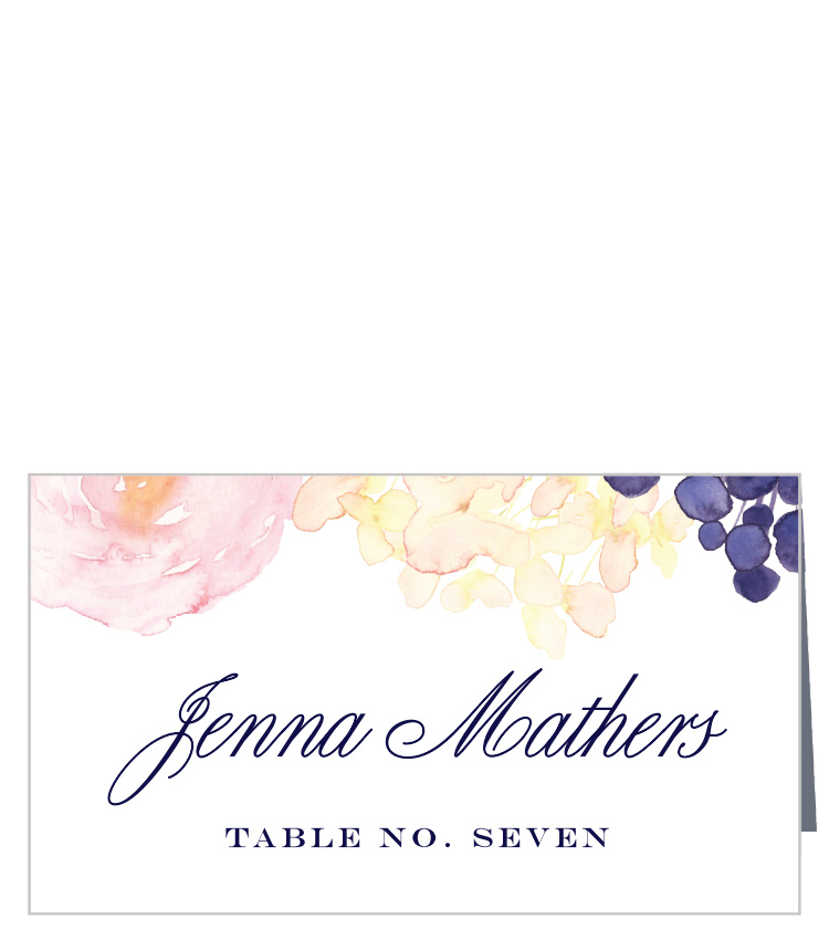 Pastel Watercolors Place Cards