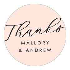 Seal envelopes or gift family and friends with a memento of your special day with our Lovely Photo Wedding Stickers.