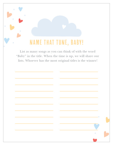 Showered with Love Baby Shower Invitations by Basic Invite