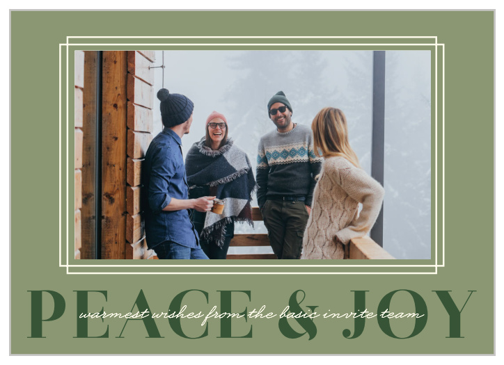 Our Classic Border Corporate Holiday Cards are a sure fire way to spread the holiday cheer this season.