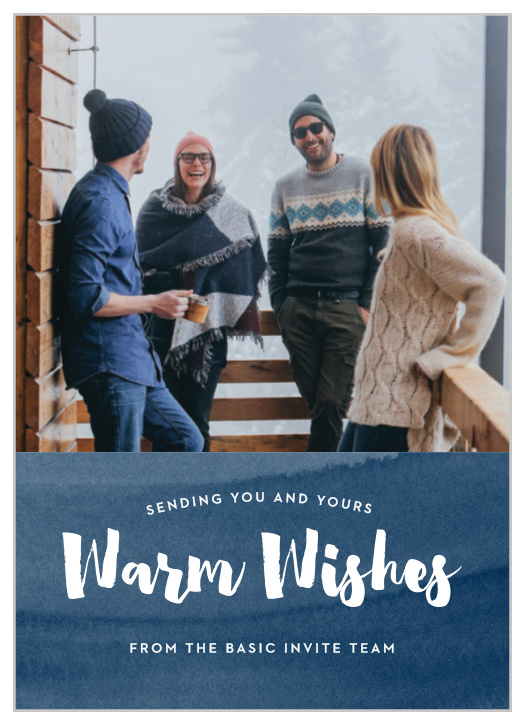 Choose our Warm Wishes Corporate Holiday Cards to express gratitude and well wishes to both your customers and employees this holiday season!