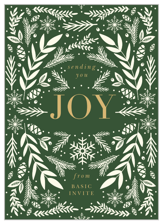 Our Merry Evergreen Corporate Holiday Cards are a perfect choice to send your employees this holiday season.