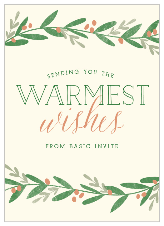 Send warmth and joy this special holiday season with our Jolly Borders Corporate Holiday Cards.