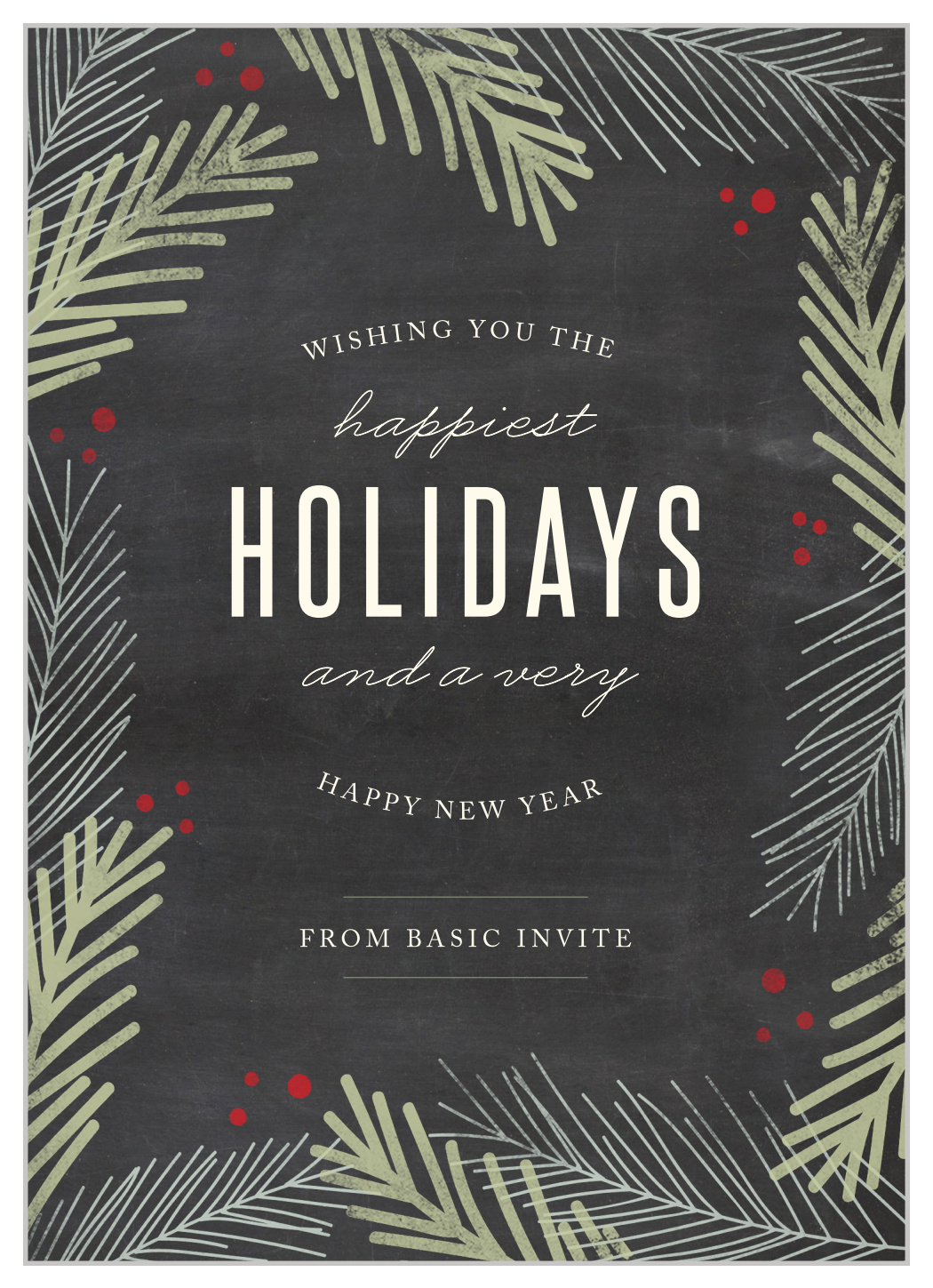 Holiday Vines Corporate Holiday Cards