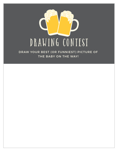 A baby is brewing invitation sales template free