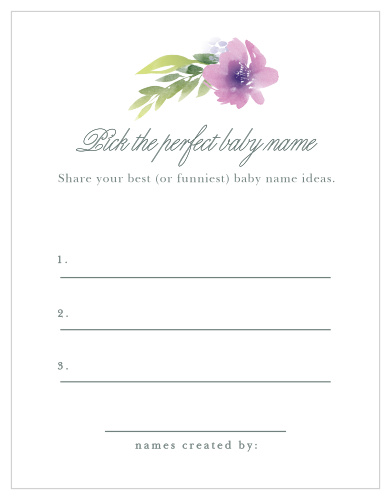 Take notes from the crowd with our gorgeous Floral Delight Baby Name Contest, their suggestions becoming your new top ten or going straight into the “never use” pile.