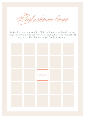 Our Once Upon A Time Baby Shower Bingo will compliment your fairytale baby shower beautifully.