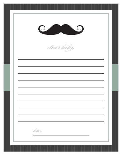 You can't go wrong with the Little Man Letter to Baby!