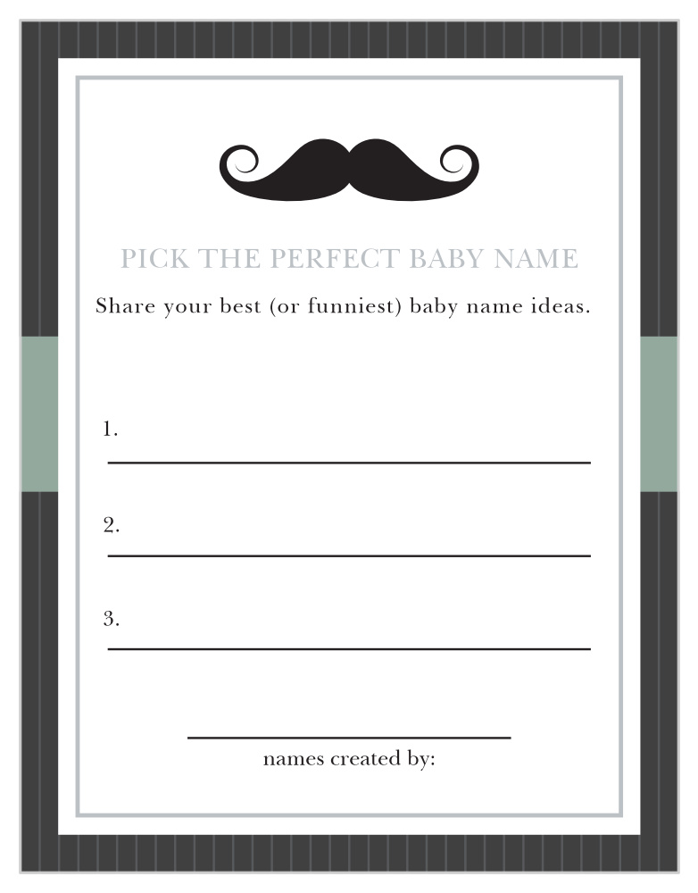 Little Man Baby Name Contest