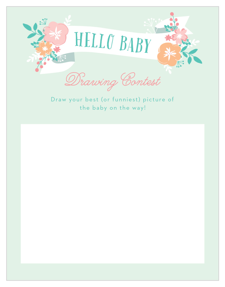 Hello Baby Baby Drawing Contest