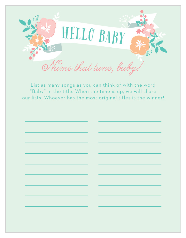 Hello Baby Baby Song Contest
