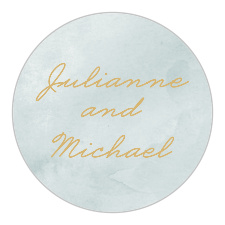 Seal envelopes or gift family and friends with a memento of your special day with our True Love Story Wedding Stickers.