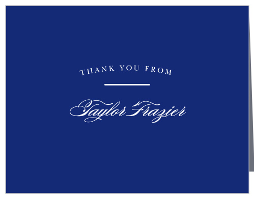 Thank all your supporters with our gorgeous Simple Contrast Bridal Shower Thank You Cards.