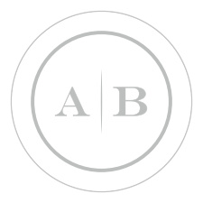 The Minimalist Monogram logo square is the perfect finishing touch for this or any wedding invitation set.