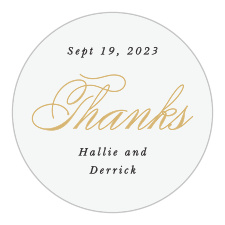 The Timeless Classic logo square is the perfect finishing touch for this or any wedding invitation set.