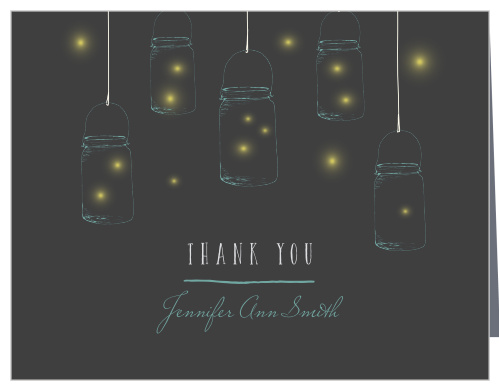Firefly Night Bridal Shower Thank You Cards