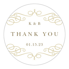 Include our Trendy Swirls Wedding Stickers in your wedding suite for the perfect, unforgettable detail!