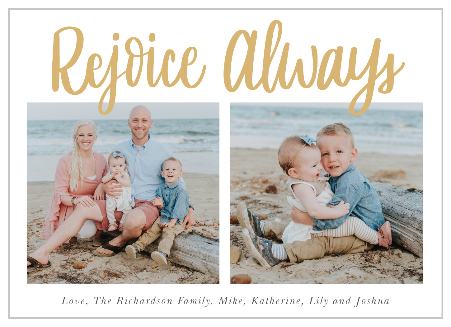 Rejoice Always Holiday Cards