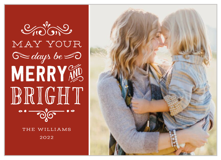 Our Vintage Type Christmas Cards have a fun, classic look that will put a smile on the faces of anyone you send them to this season.