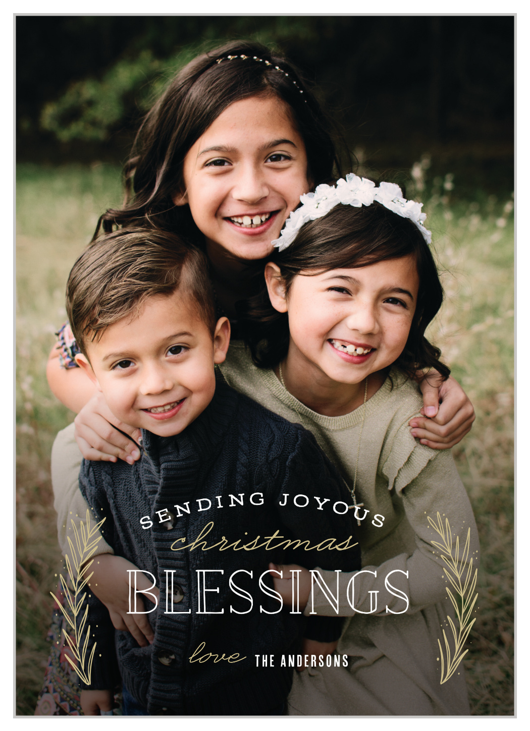 Laurel Blessings Christmas Cards