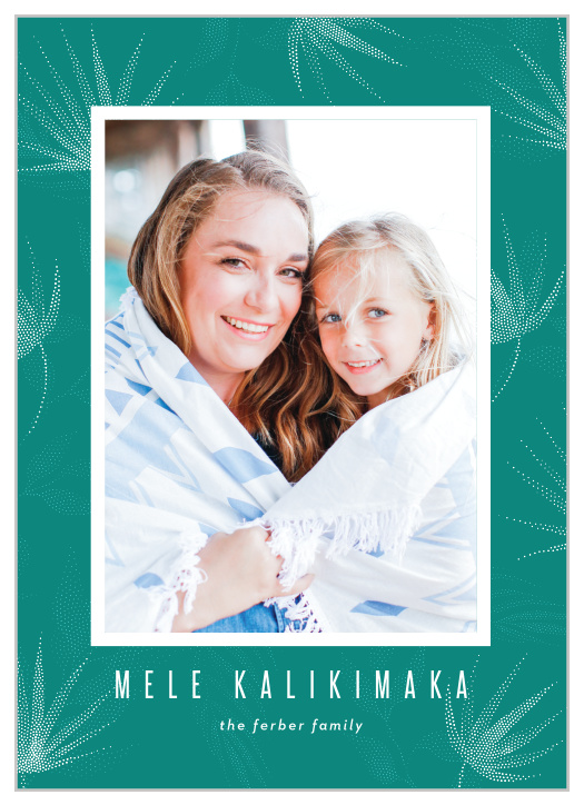 Make a splash this holiday season with our Hawaii Beach Christmas Cards. 