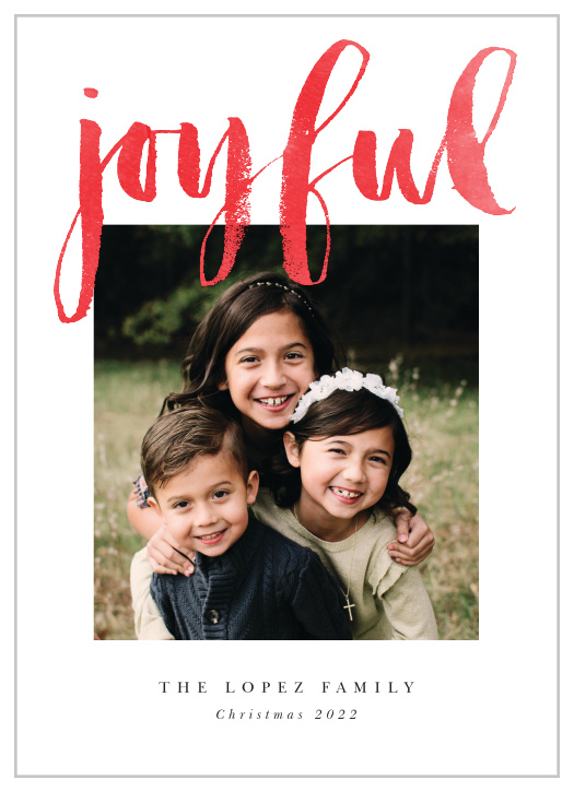 Our Painted Watercolor Holiday Cards are simple and festive, making them the perfect choice for this holiday season.