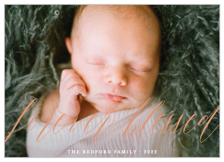 Fill your loved ones with love this holiday season with our Forever Blessed Christmas Cards.