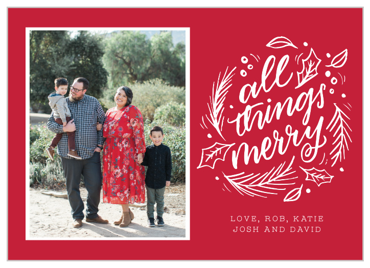 Our Vintage Merry Holiday Cards have the classic festive appeal you've been looking for.