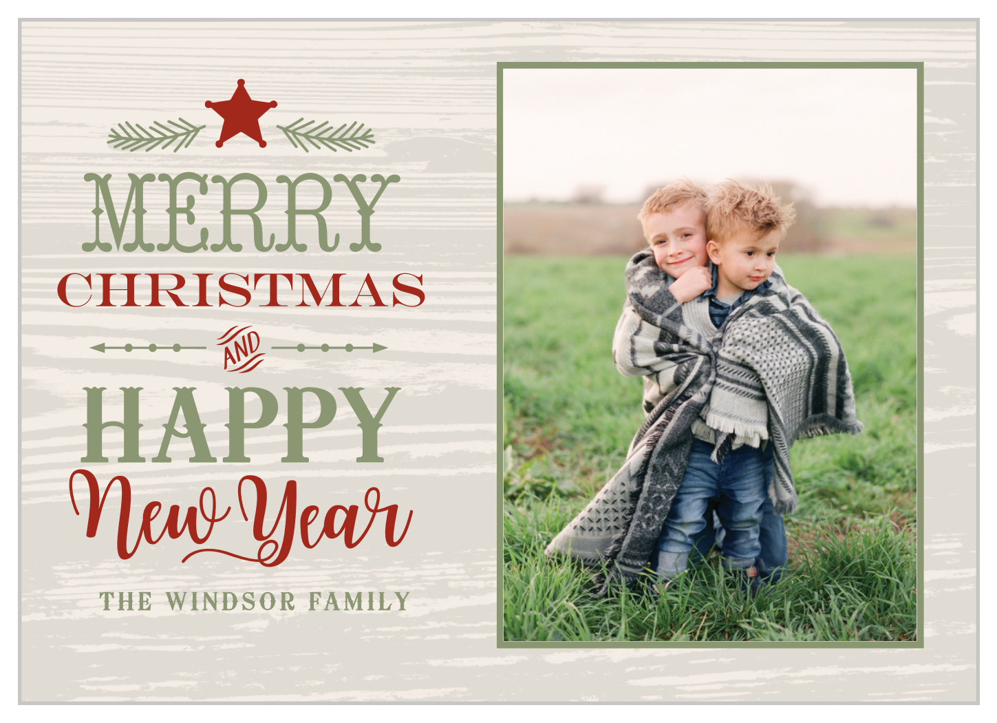 Country Star Christmas Cards