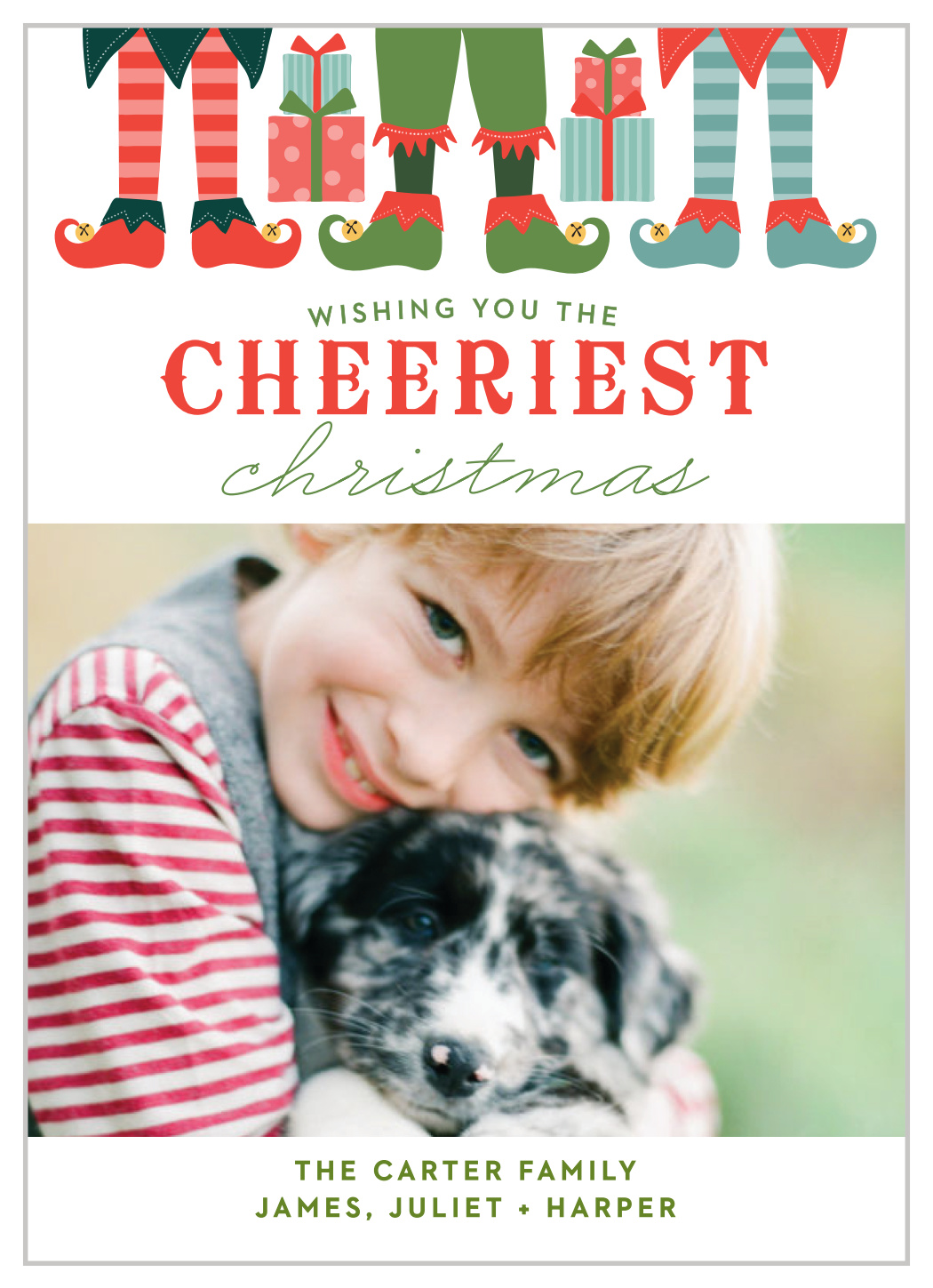 Cheery Elf Christmas Cards