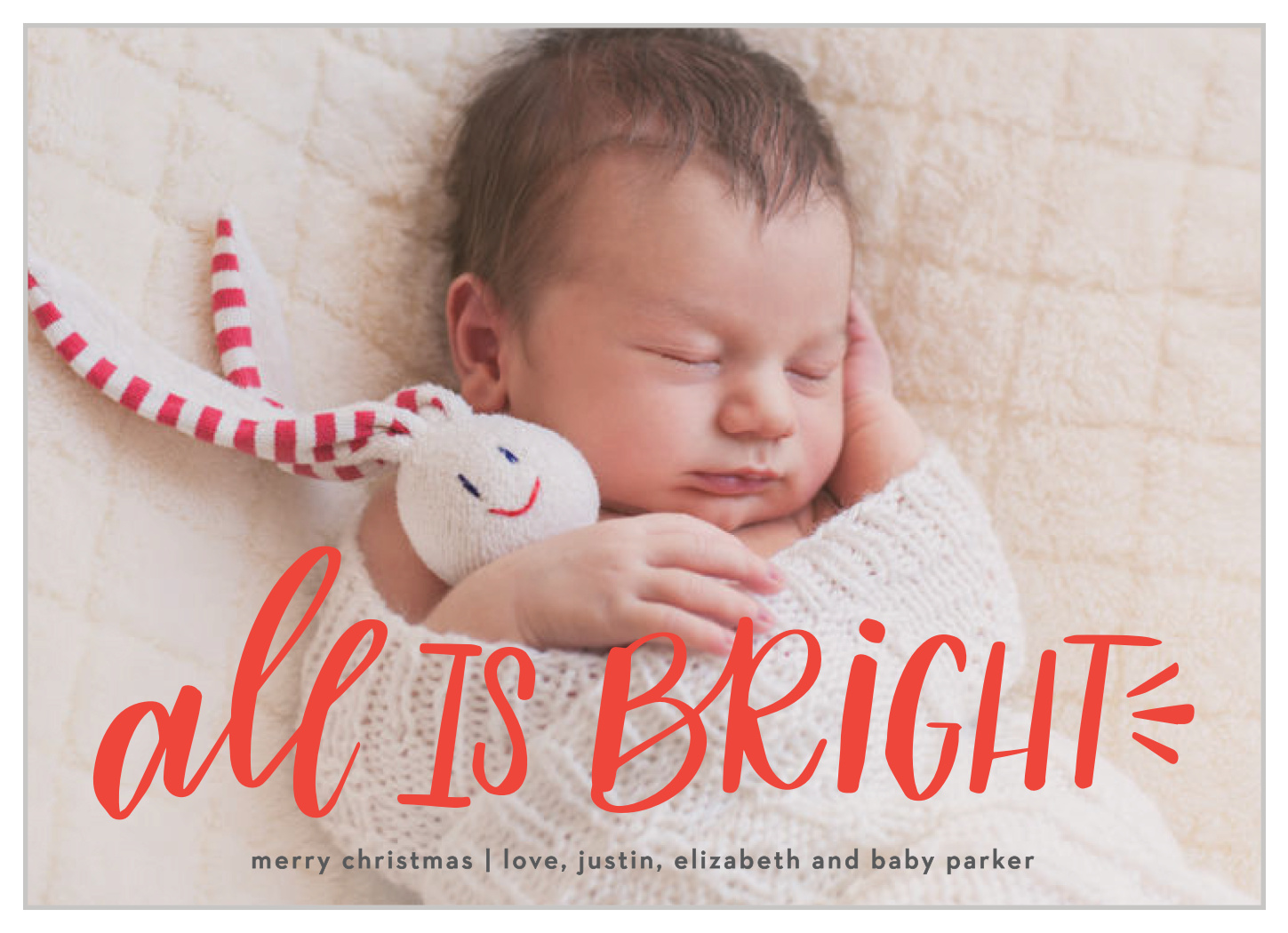 Bright Baby Christmas Cards