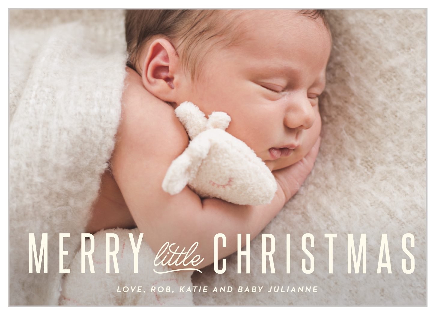 New Baby Christmas Cards