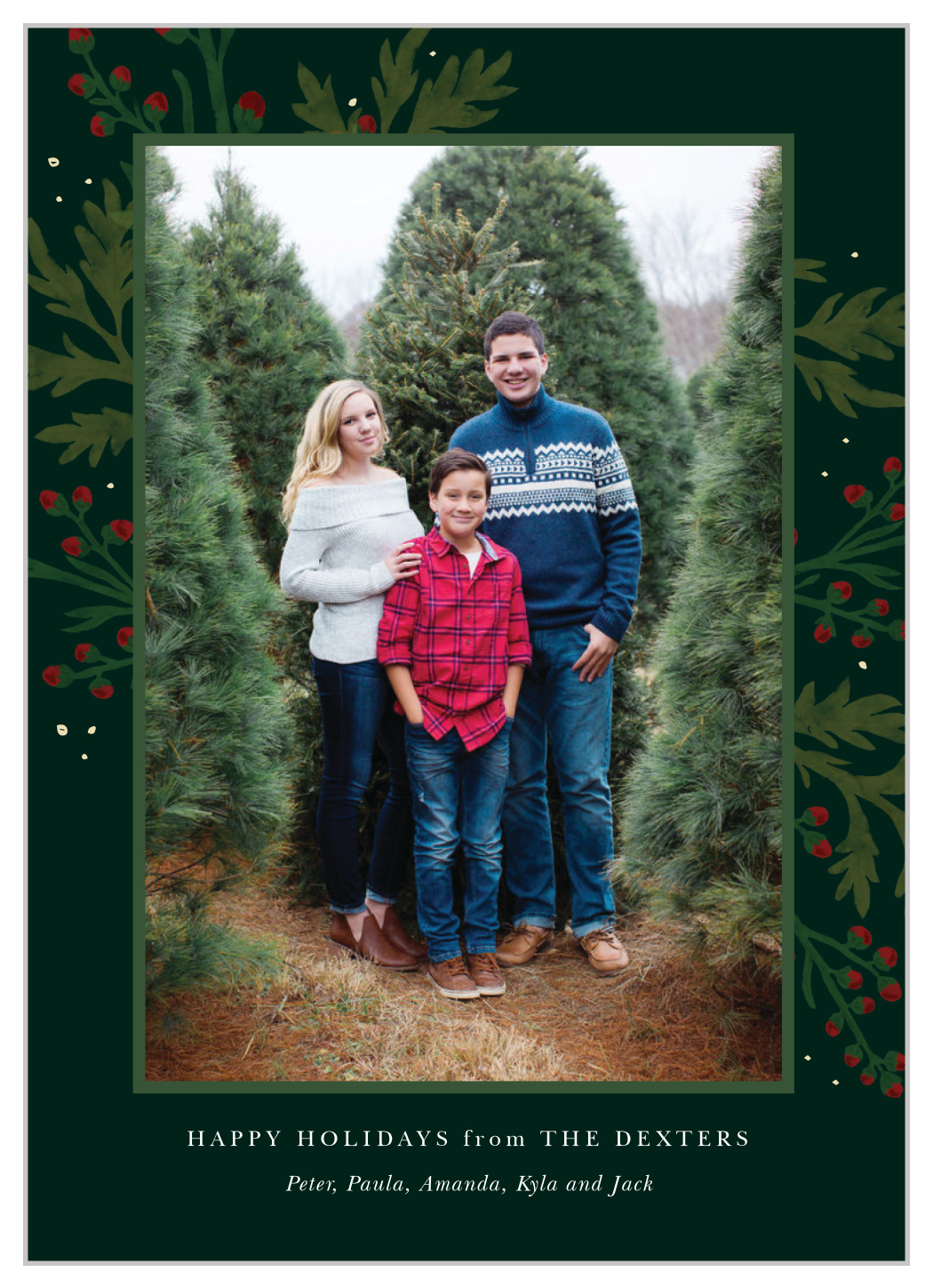Country Berries Holiday Cards
