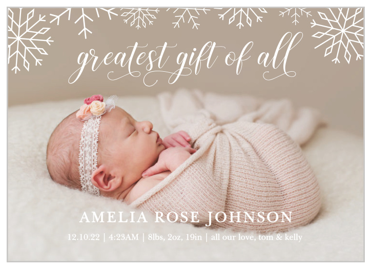 Give the "Greatest Gift" of all with these heartwarming Holiday Cards!
