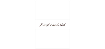 Our Simple Luxury Belly Band is the perfect compliment to the Simple Luxury, or any other invitation set.