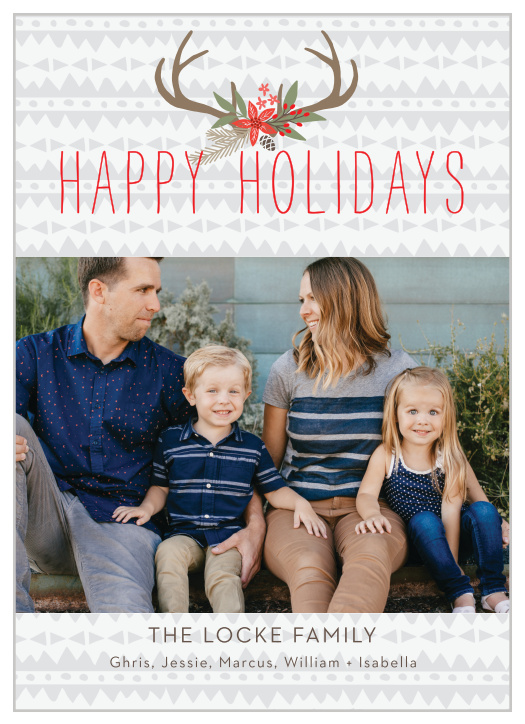 Our Rustic Antlers Holiday Cards are as festive as they come.