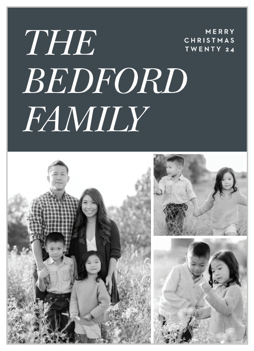 Let your family make the front page with our Newsprint Christmas Cards.