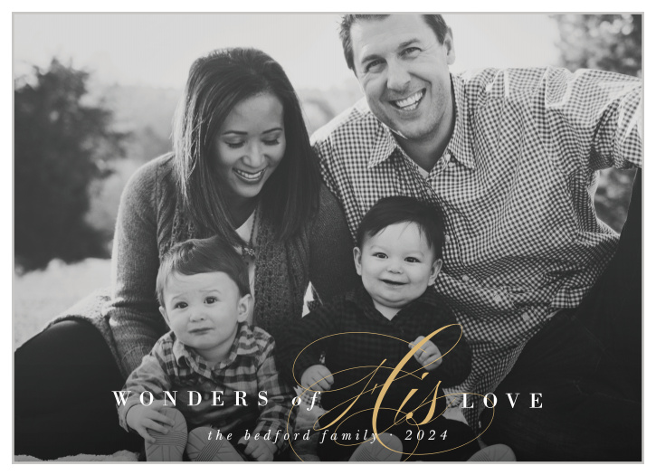 Send your gratitude this holiday season with our Wonders of His Love Christmas Cards.