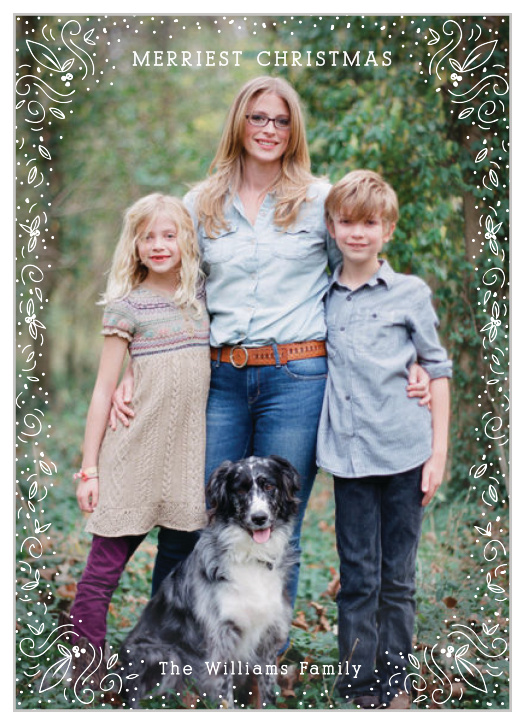 Our Foliage Frame Christmas Cards are sure to be a hit this holiday season. 