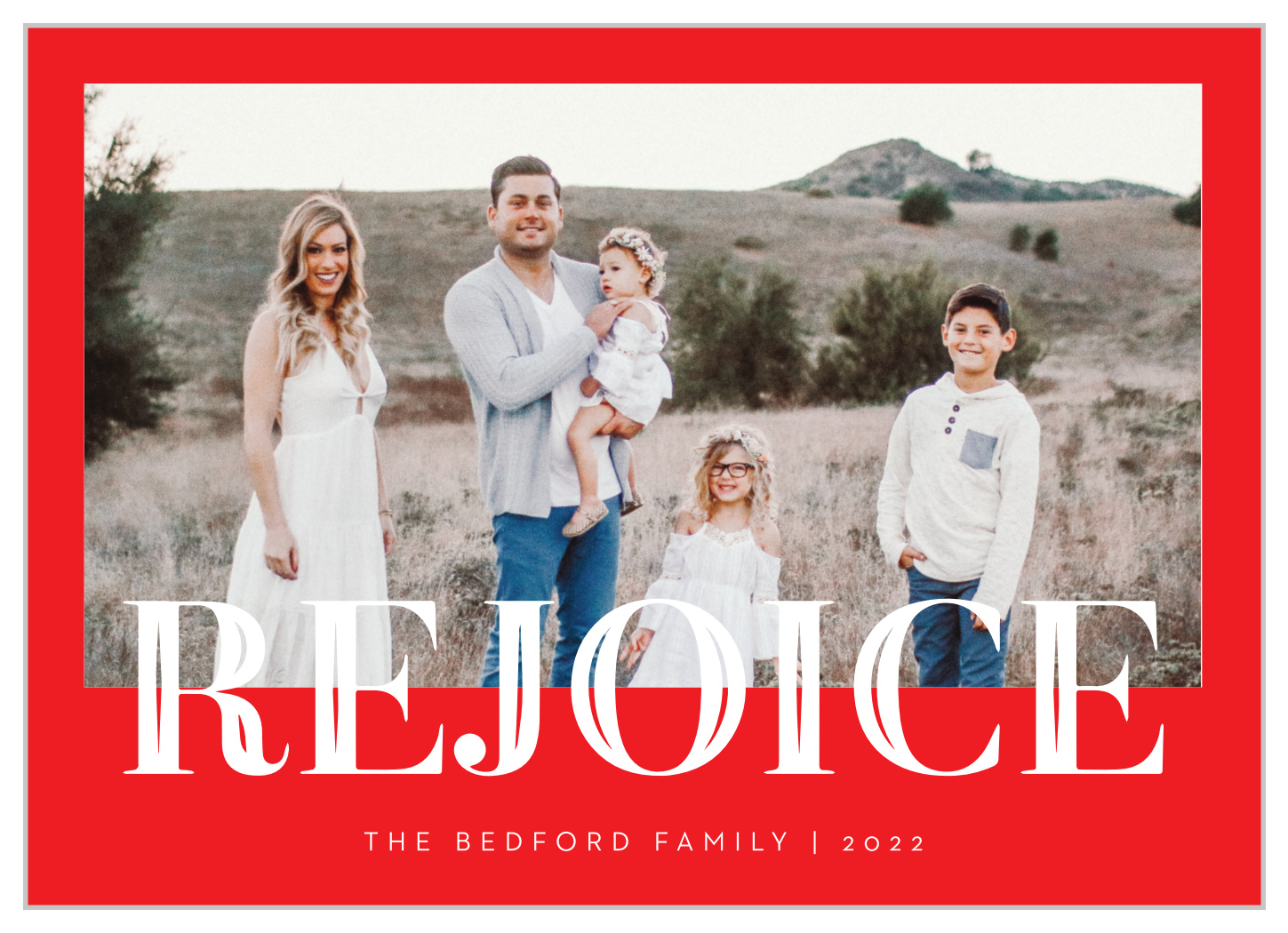 Rejoice In Him Christmas Cards