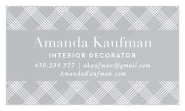 Our Plaid Patterned Clear Business Cards feature a plaid design topped a band stating your name and business details.