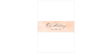 Our Have & to Hold Wedding Belly Bands ensure all of your cards stay together in style.