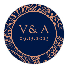 Our Indian Paisley Wedding Stickers are a perfect way to add a memorable touch to your wedding invitations.