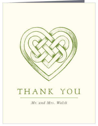 Celtic Knot Wedding Thank You Cards