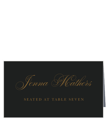 Guide your guests to their seats with the gothic beacon of our Vintage Dracula Place Cards.