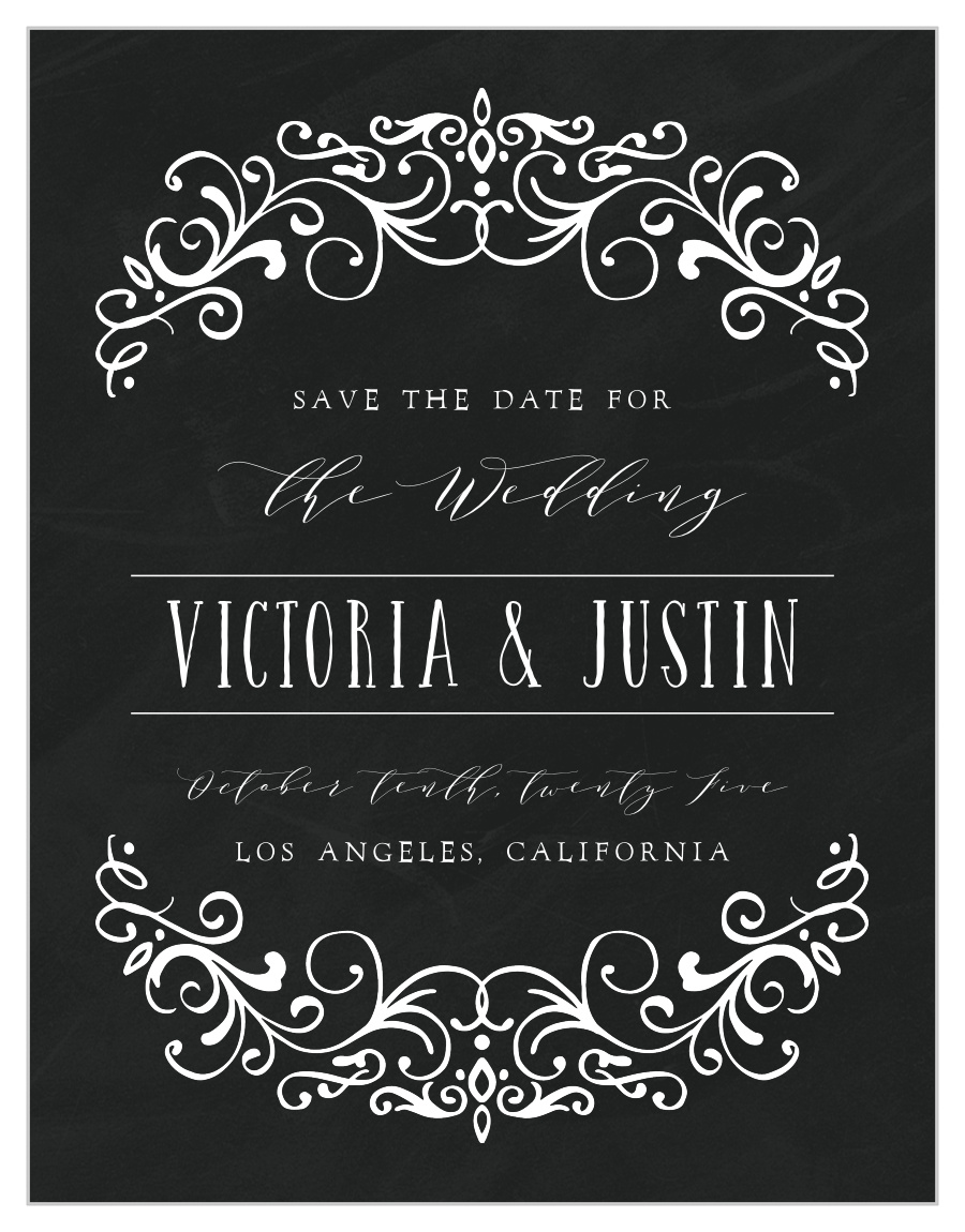 Gothic Magic Save the Date Cards